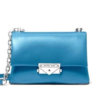 Michael Kors Teal Cece Small Convertible Crossbody *HP*